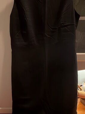 Banana Republic Classic Black Crew Neck Sheath Dress